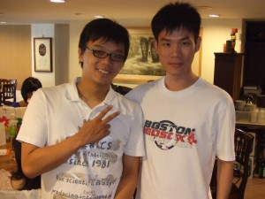 彥霖和我 2010/8/22於台北市上園食府 DILS資圖同學會